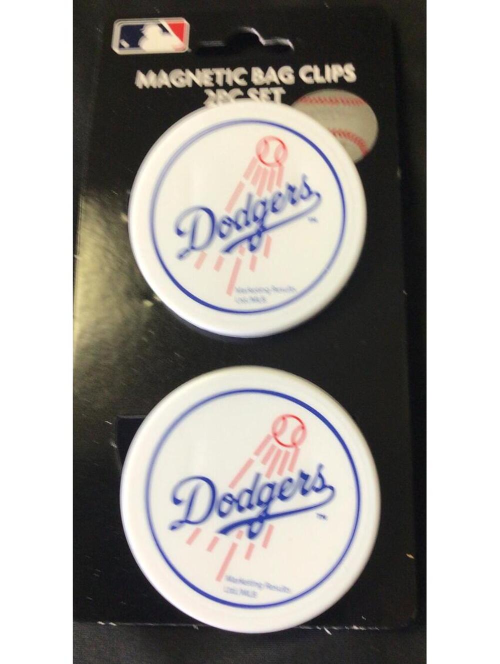 Los Angeles Dodgers Magnetic Bag Clips 2PC Set